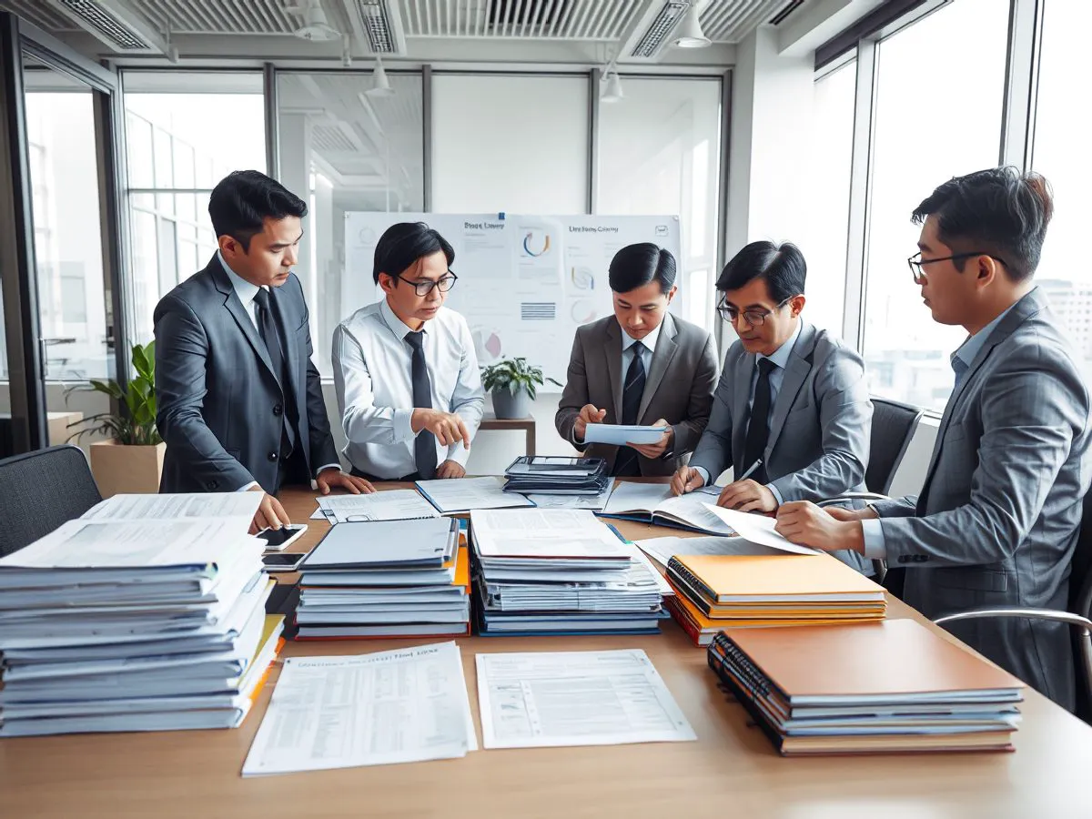 中亿信达咨询团队紧急准备合规检查材料